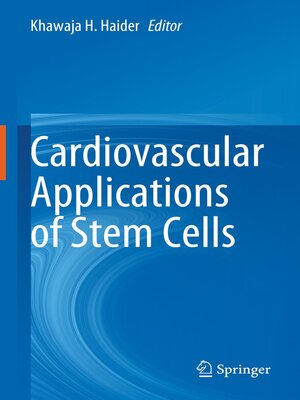 cover image of Cardiovascular Applications of Stem Cells